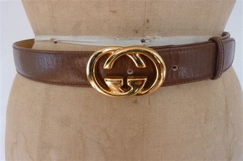 vintage brown gucci belt|old style vintage Gucci belt.